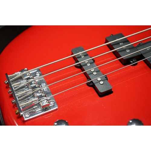 606 - Guitar - Ibanez Gio soundgear electric bass with gig bag