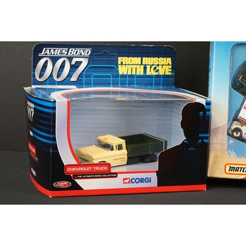 1269 - Boxed Matchbox James Bond 007 Licence To Kill diecast model set plus 7 x James Bond diecast models t... 