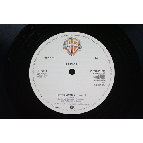 1 - Vinyl - Prince - Let’s Work (Remix) 12