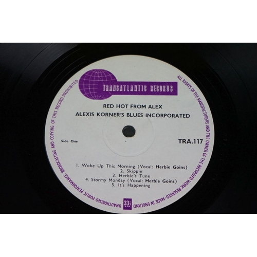 10 - Vinyl - Blues - Alexis Korner’s Blues Incorporated - Red Hot From Alex (1964 UK 1st pressing, Transa... 