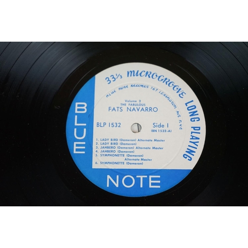 19 - Vinyl - Jazz - 3 US Pressings Blue Note Records - Fats Navarro - The Fabulous (Blue Note 1532) VG / ... 