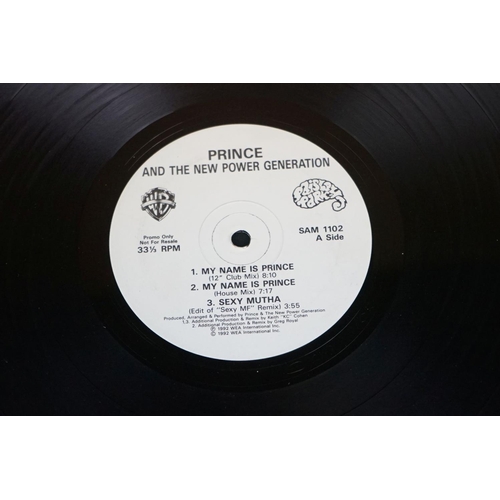 3 - Vinyl - Prince - 4 UK Promo 12” to include Sign ‘O’ The Times (Promo SAM 349) EX,  The Scandalous Se... 