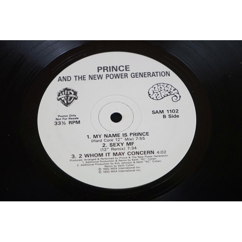 3 - Vinyl - Prince - 4 UK Promo 12” to include Sign ‘O’ The Times (Promo SAM 349) EX,  The Scandalous Se... 