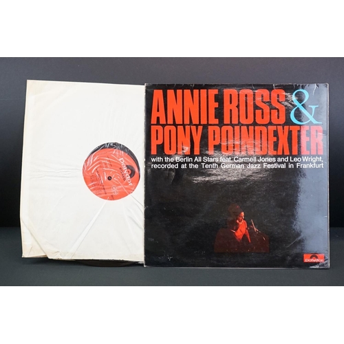 30 - Vinyl - Jazz - 10 Original Uk pressing Jazz albums, including : Annie Ross & Pony Pointdexter (Polyd... 