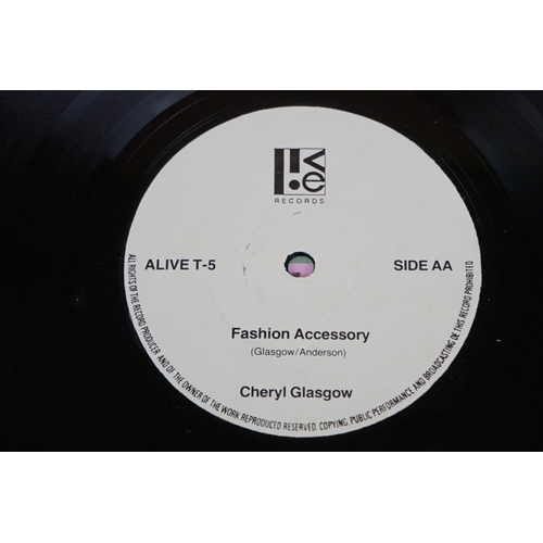 35 - Vinyl - Jazz / Jazz Funk - Cheryl Glasgow – Glued To The Spot / Fashion Accessory (1987 UK 12” Live ... 