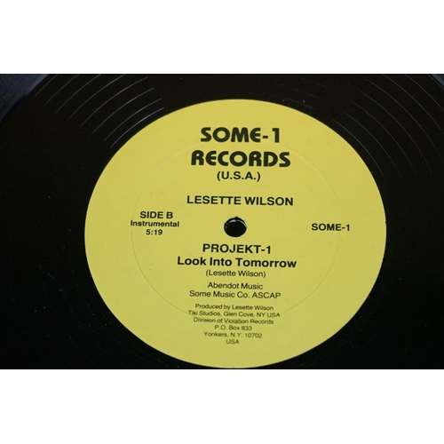 42 - Vinyl - Jazz Funk / Soul Jazz - 2 Original releases by Lesette Wilson. Look iNto Tomorrow (1984 US 1... 