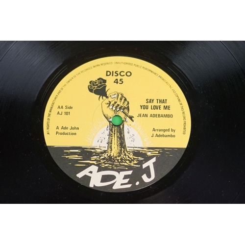 75 - Vinyl - Reggae / Soul - Jean Adebambo - Say That You Love Me (1981 UK 12” Ade J records, AJ 101) EX+... 