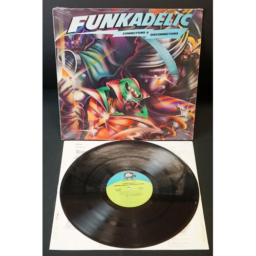161 - Vinyl - Funkadelic - 3 Original albums + one  Promo 12”, to include: Connections & Disconnections (1... 