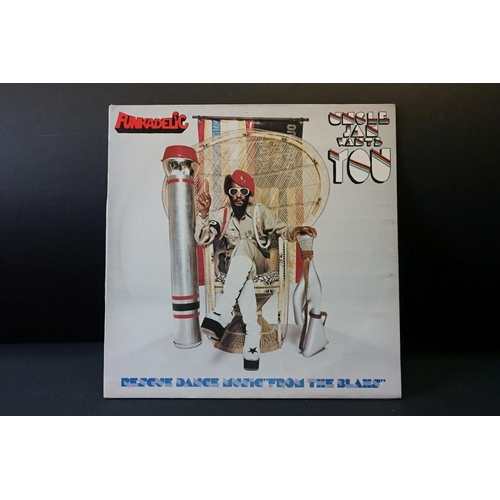 161 - Vinyl - Funkadelic - 3 Original albums + one  Promo 12”, to include: Connections & Disconnections (1... 