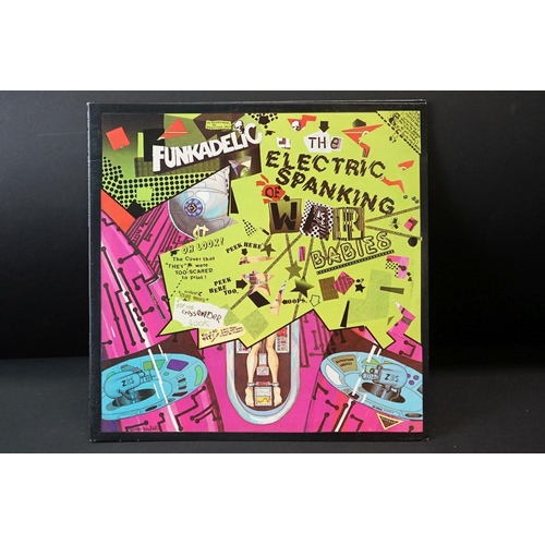 161 - Vinyl - Funkadelic - 3 Original albums + one  Promo 12”, to include: Connections & Disconnections (1... 