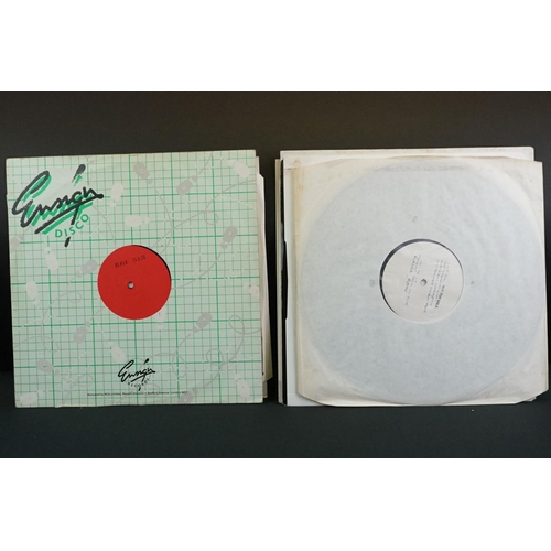 83 - Vinyl - Reggae - 9 UK Test Pressing 12” to include : Black Slate, Black Uhuru, Desmond Dekker, Manas... 