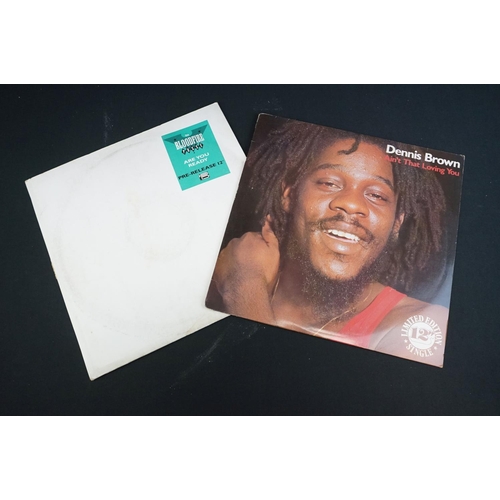 85 - Vinyl - Reggae - 19 Reggae / Dub 12” singles to include: Eric Donaldson, Junior Deglado, Clint Eastw... 