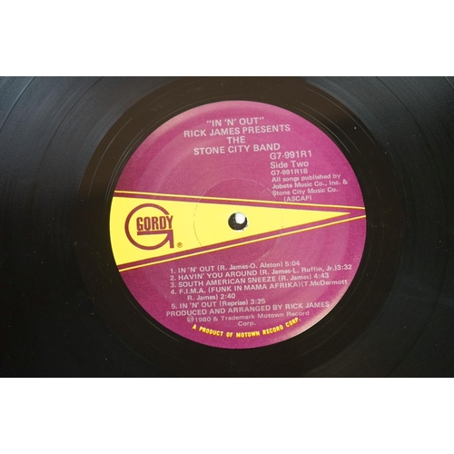 96 - Vinyl - Rick James - 3 Original US Pressing albums: Fire It Up (1979 US Gordy Records, G8-990M1) EX ... 