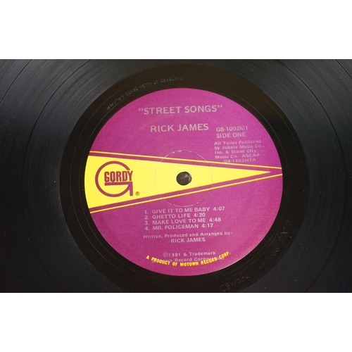 96 - Vinyl - Rick James - 3 Original US Pressing albums: Fire It Up (1979 US Gordy Records, G8-990M1) EX ... 