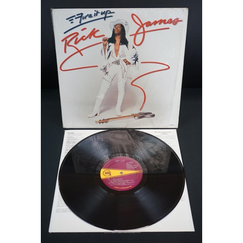 96 - Vinyl - Rick James - 3 Original US Pressing albums: Fire It Up (1979 US Gordy Records, G8-990M1) EX ... 