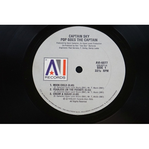 98 - Vinyl - Captain Sky - 2 Original US albums : Pop Goes The Captain (1979 USA AVI Records, AVI 6077) V... 