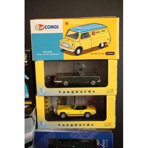 1115 - 15 Boxed diecast models to include 6x Corgi (including Corgi Classic 06801 VW Camper, 236 Motor Scho... 