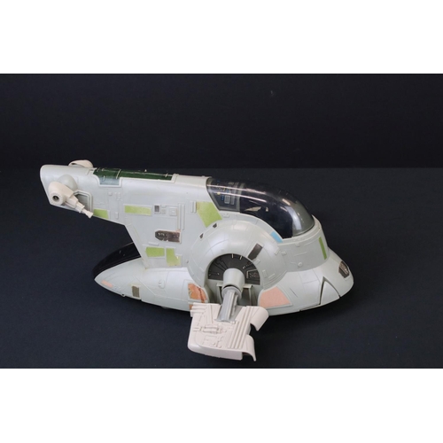 364 - Star Wars - Four original vehicles to include AT-AT, Slave I, Millennium Falcon & boxed Rebel Transp... 