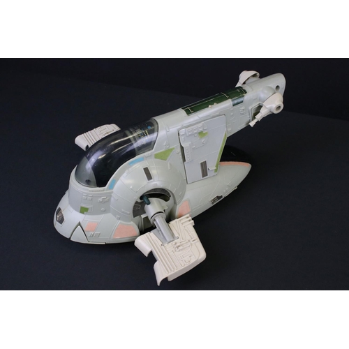 364 - Star Wars - Four original vehicles to include AT-AT, Slave I, Millennium Falcon & boxed Rebel Transp... 