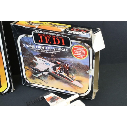 368 - Star Wars - Three original boxed Palitoy vehicle sets to include Millennium Falcon, Rebel Armoured S... 