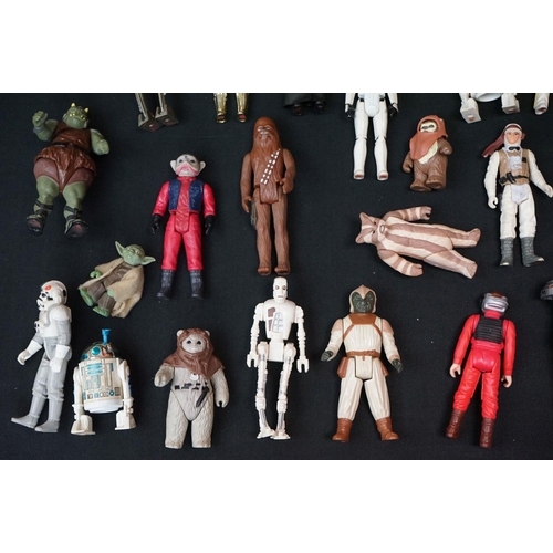 381 - Stars Wars - 72 original figures Ree-Yees, Klatuu, AT-AT Driver, R2-D2 (Sensorscope), Gamorrean Guar... 