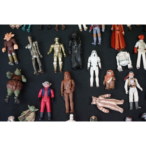 381 - Stars Wars - 72 original figures Ree-Yees, Klatuu, AT-AT Driver, R2-D2 (Sensorscope), Gamorrean Guar... 