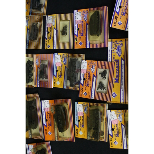 1346 - 16 boxed / carded Roco HO Minitanks plus 11 x boxed Airfix plastic military models, features duplica... 