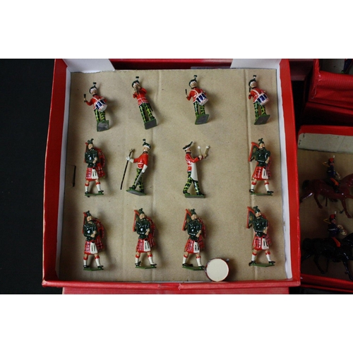 1356 - Collection of around 120 mid 20th C metal military figures, mainly Britains, to include Britains For... 