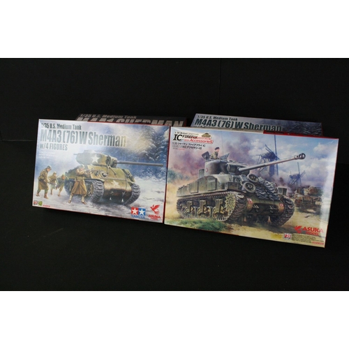 1363 - Ex shop stock - 10 Boxed Asuka Model 1/35 plastic model kits to include 2 x 35-040 5700 Thunderbolt ... 