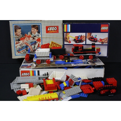 227 - Lego - Three Lego sets to include System 120, System 700/3A & C813 Tractor part built and part compl... 
