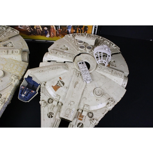 308A - Star Wars - Four original Millennium Falcon vehicles in varying states of completeness including a b... 