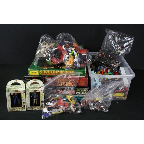 355A - Collection of figures, board games & diecast to include 3 x boxed Final Fantasy figures, 13 x Final ... 