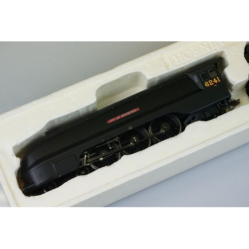 104 - Boxed Hornby OO gauge Super Detail R2270 LMS 4-6-2 Coronation Class City of Edinburgh locomotive