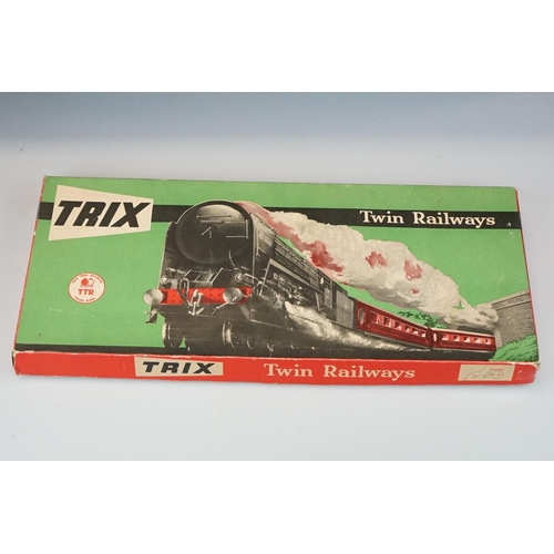 106 - Boxed Trix Twin Railways TTR F50 Goods Set containing 0-6-0 BR locomotive, 3 x items of rolling stoc... 