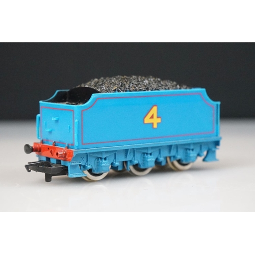 109 - Four Hornby OO gauge Thomas & Friends locomotives to include Henry, Percy, Duck & Thomas plus Annie ... 