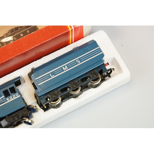 110 - Five boxed Hornby OO gauge locomotives to include R685 LMS 4-6-2 Coronation Class 7P, R376 LMS Class... 