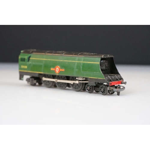 118 - Three boxed Triang TT Gauge locomotives to include T96 AIA-AIA Diesel Loco green livery, T93 4-6-2 M... 