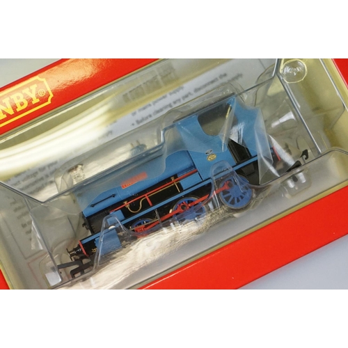 23 - Ex shop stock - Six boxed Hornby OO gauge locomotives to include R3870 NCB Peckett B2 The Earl No 12... 