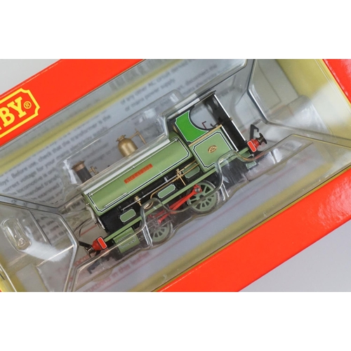 23 - Ex shop stock - Six boxed Hornby OO gauge locomotives to include R3870 NCB Peckett B2 The Earl No 12... 