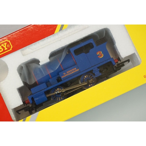 25 - Ex shop stock - Three boxed Hornby OO gauge locomotives to include R3766 NCB Peckett B2 No 1426, R37... 