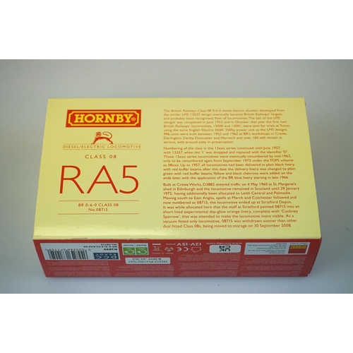 27 - Ex shop stock - Five boxed Hornby OO gauge locomotives to include R3640 Willans and Robinson Peckett... 