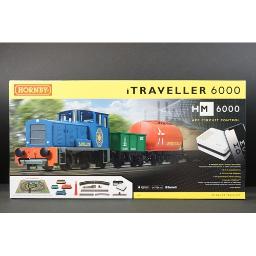 4 - Ex shop stock - Boxed Hornby OO gauge R1271 HM 6000 i Traveller train set, complete & unused with ou... 