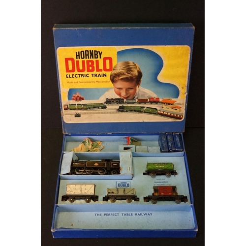 46 - Two boxed Hornby Dublo locomotives to include EDL11 BR Silver King and EDL18 Standard 2-6-4 Tank Loc... 