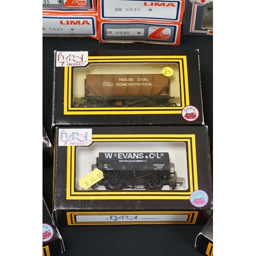 57 - 37 Boxed OO gauge items of rolling stock to include 13 x Dapol, 11 x Airfix, 7 x Lima, 5 x Flangeway... 