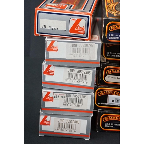 58 - 27 Boxed OO gauge items of rolling stock to include 9 x Lima, 7 x Oxford, 5 x Palitoy Mainline, 4 x ... 