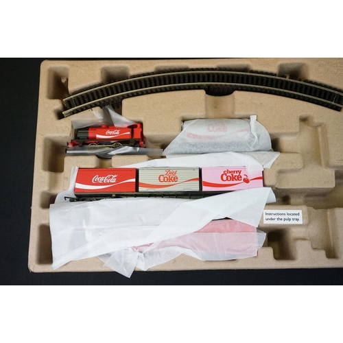 6 - Ex shop stock - Boxed Hornby OO gauge R1276 Summertime Coca Cola train set, complete & unused with o... 