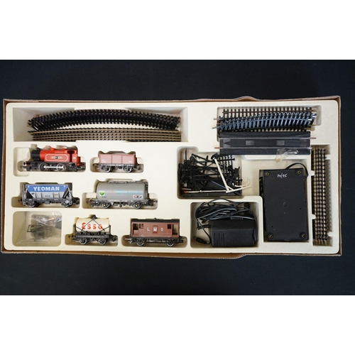 125 - Two boxed Hornby OO gauge electric train sets to include R778 The Flying Scotsman and RF851 Freight ... 