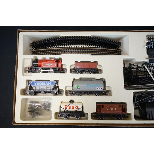 125 - Two boxed Hornby OO gauge electric train sets to include R778 The Flying Scotsman and RF851 Freight ... 