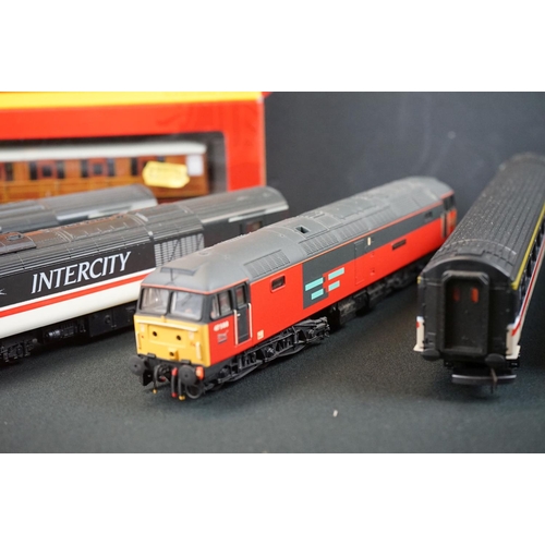 93 - Lima OO gauge InterCity locomotive & coach set of locomotive, dummy & 2 x coaches, Lima Resurgent lo... 