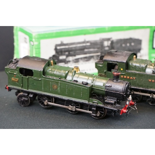 94 - Boxed M & L Premier Kits OO gauge GWR 4-6-0 County Class diecast locomotive model (built) plus 4 x o... 